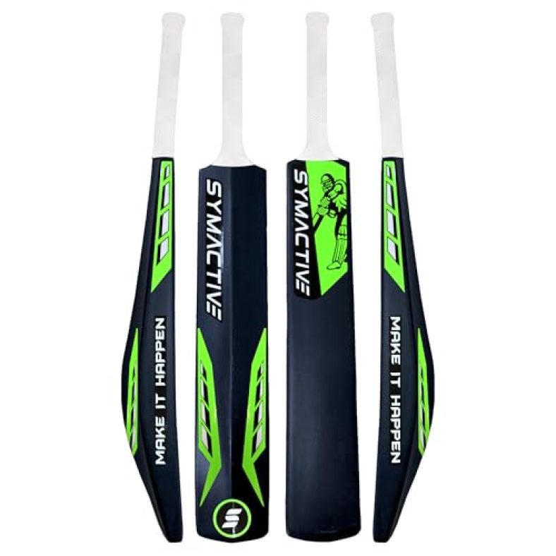 Amazon Brand – Symactive Weapon Plastic Cricket Full Size Bat (34” X 4.5” Inch) For All Age Group