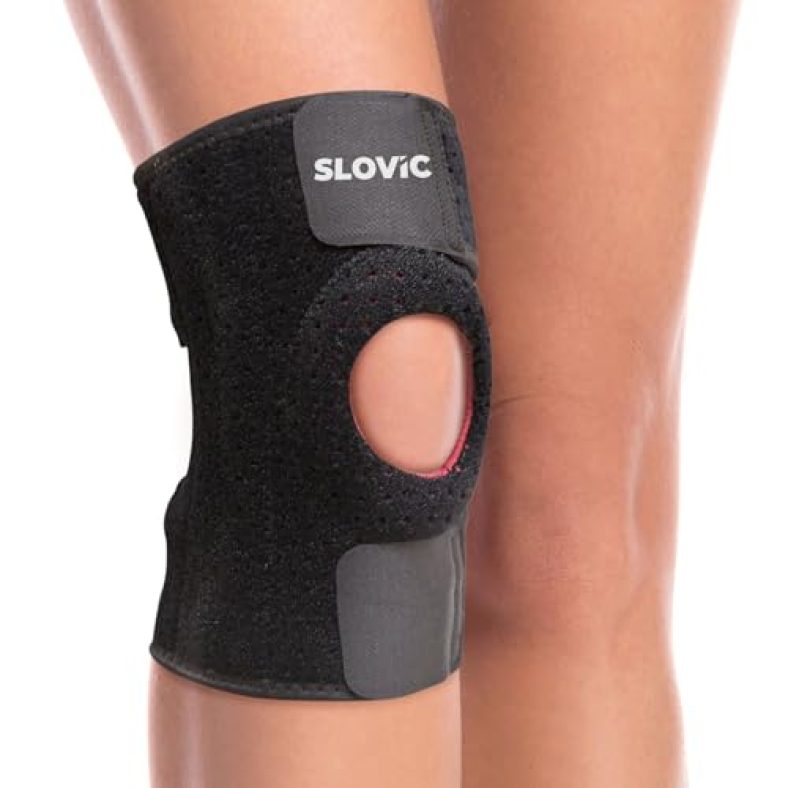 Slovic Knee Support For Men | Knee Caps For Women Pain Relief | Knee Support For Women | Knee Cap For Men | Knee Pain Relief Products | Knee Support For Gym, Arthritis, Knee Pain | Free Size
