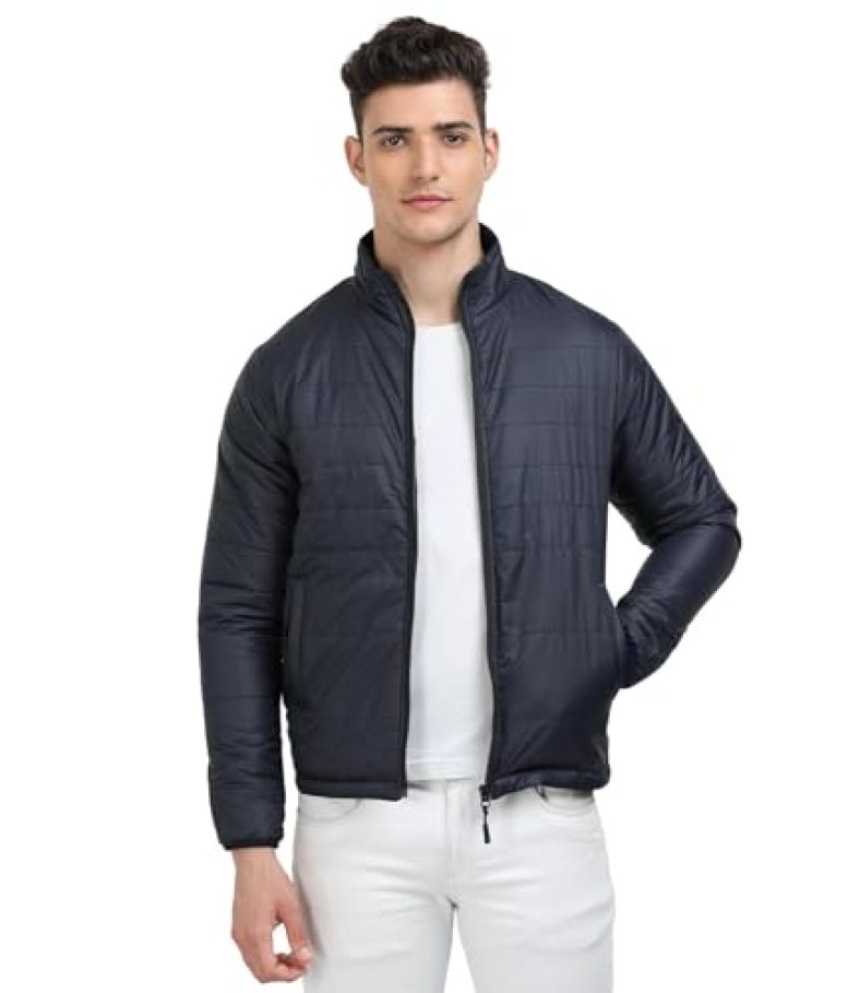 Scott International Winter Jacket For Men Bomber Jacket Mens Nylon Quilted Standard Length Puffer Jacket Full Sleeve Mens Jacket Monsoon Jackets For Men All Weather Jacket For Men