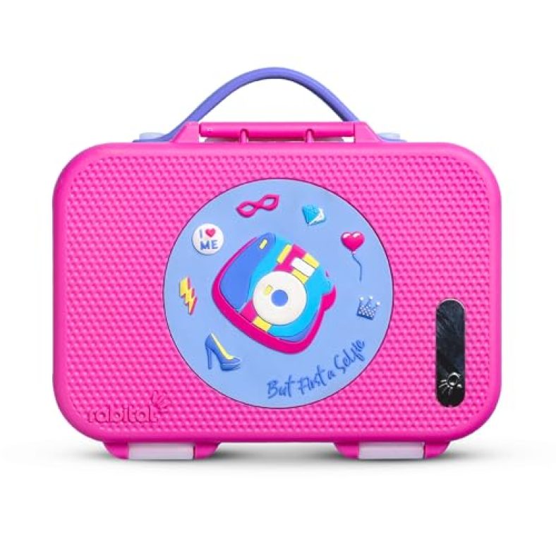 Rabitat Munchbee Tritan Lunch Box Diva 1000Ml – 2 Years Brand Warranty | Lunch Box For Kids | Tiffin Box For Kids | Lunch Box For School