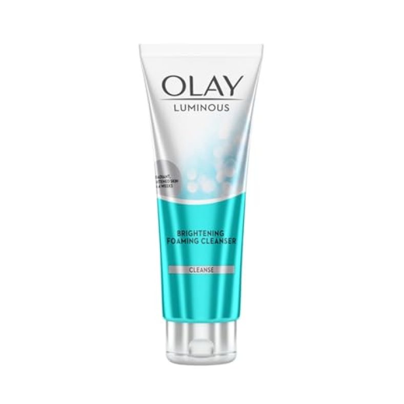 Olay Luminous Brightening Foaming Cleanser | Face Wash | Clear And Even Skin | With Glycerin | Normal, Oily, Dry, Combination Skin | 100G