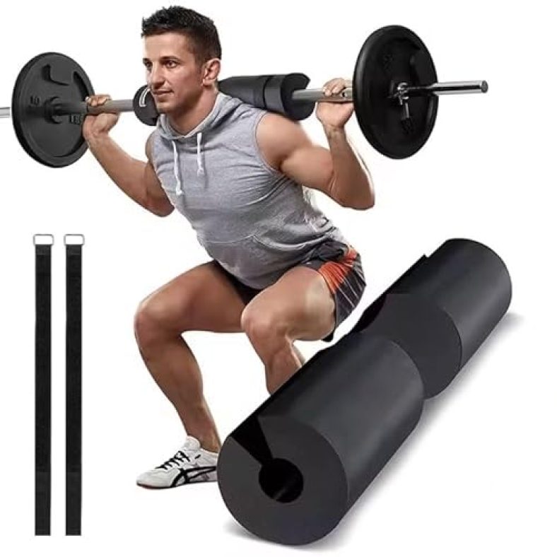 Slovic Barbell Pad For Weight Lifting | Barbell Rod Support With Extra Cushion | Gym Equipment For Fitness | Gym Accessories For Men Workout | Neck & Shoulder Support For Barbell Squats Exercise