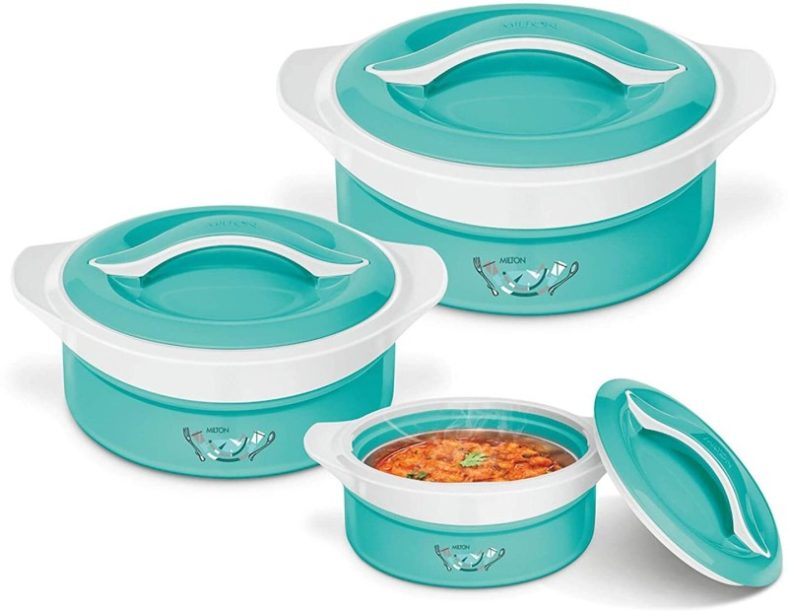 Milton Zenith Jr Gift Set Pack Of 3 Thermoware Casserole Set(0.5 L, 1 L, 1.5 L)