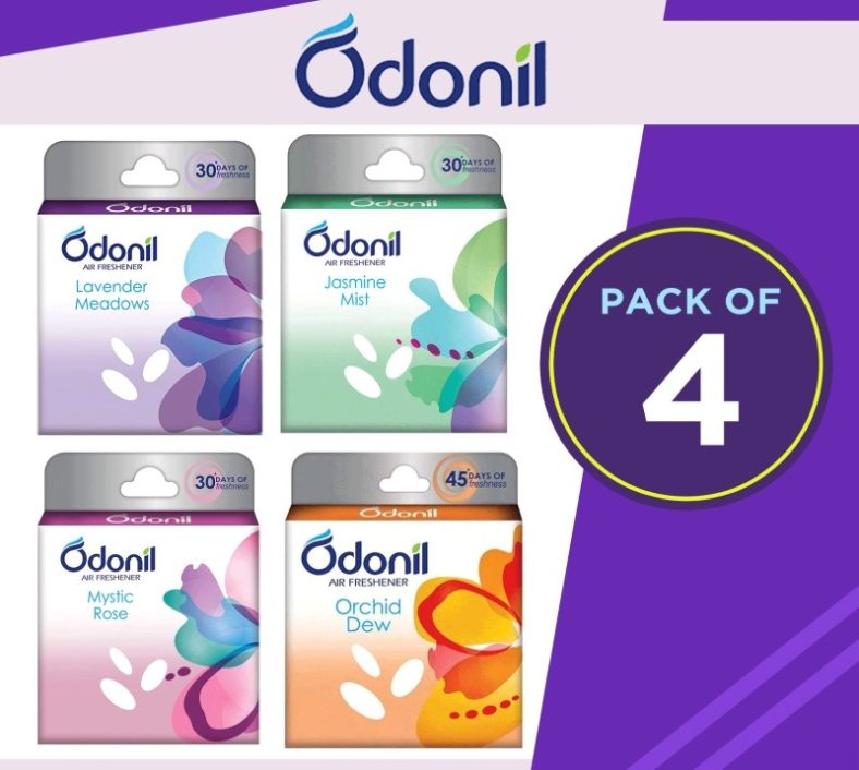 Odonil Orchid, Levender, Jesmine Mist Blocks(4 X 50 G)