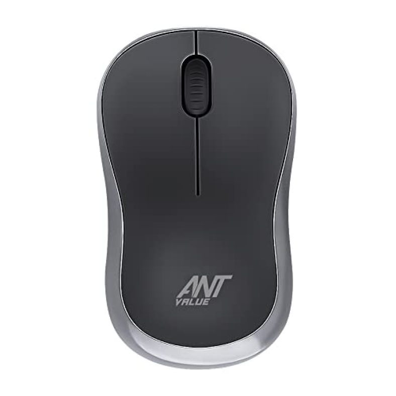 Ant Value Fkapu03 1000 Dpi Wireless Mouse – Black, Silver