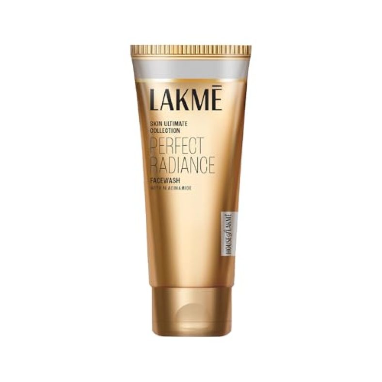 Lakmé Perfect Radiance Brightening Facewash With 98% Pure Niacinamide Complex | For Glowing Skin With Glycerin | Known To Reduce Pigmentation | 100Gm