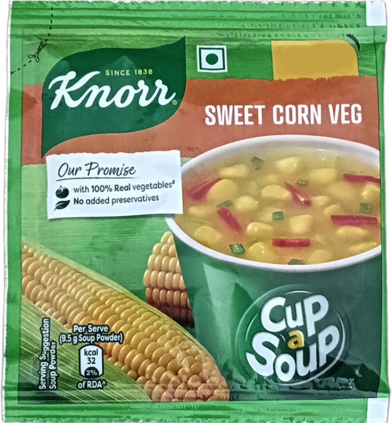 Knorr Sweet Corn Veg Cup-A-Soup(9.5 G)