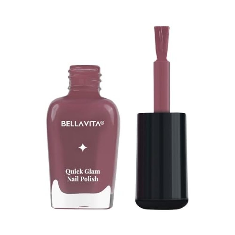 Bellavita Nail Polish | Nail Paints For Women | Vibrant Color Lustrous Shine Long Lasting | Chip Free Fast Dry Formula | Smooth Application | Gloss Finish | Dinner Date | 10 Ml