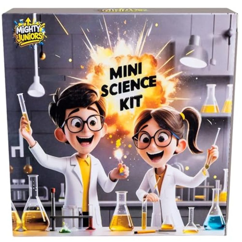 Mighty Junior’S My First Science Experiment Kit For Kids 6-8-10-12-14 Years I 50+ Amazing Science Experiments | Birthday Gift For Boys & Girls | Educational Toy For Kids 6-14 Years Old