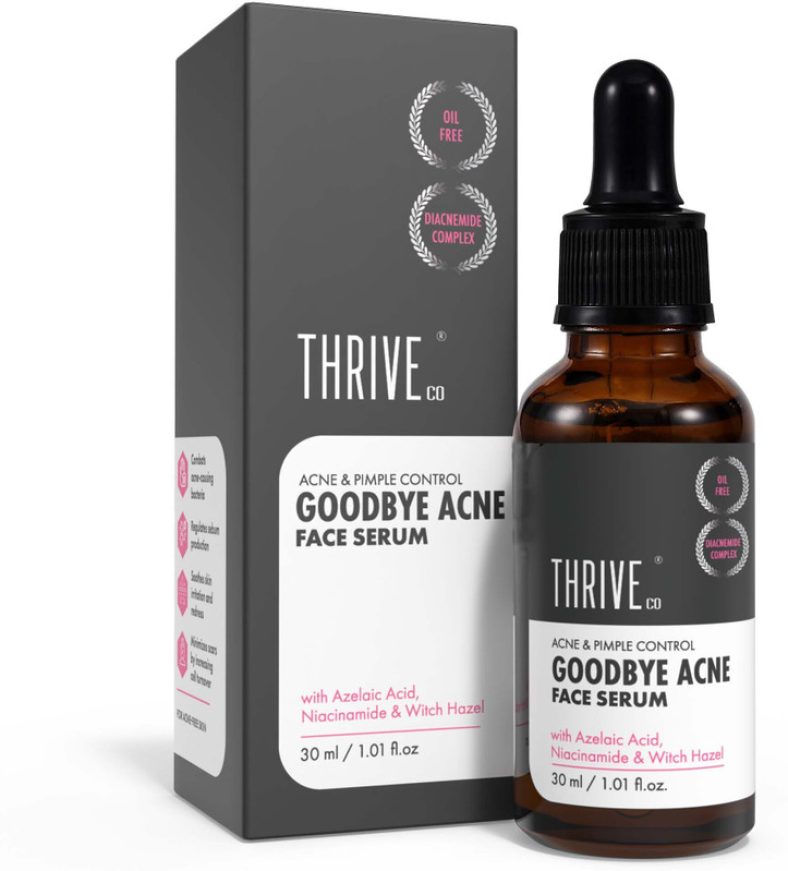Thriveco Goodbye Acne™ Serum | Reduces Acne, Acne Marks & Sebum| Nondrying & Moisturising(30 Ml)