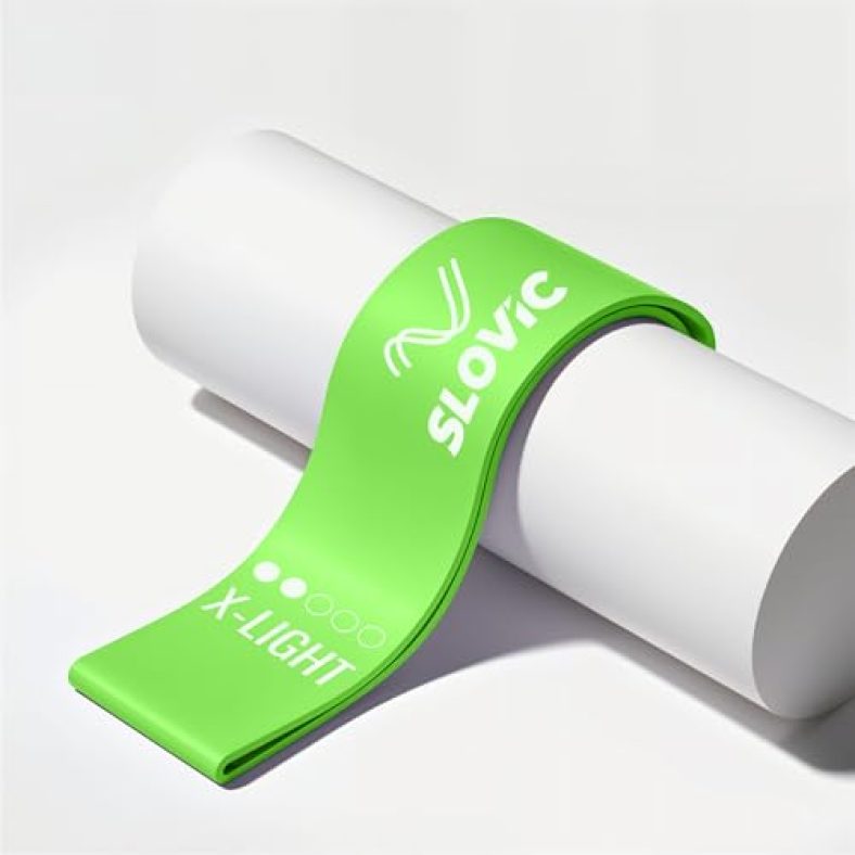 Slovic Resistance Bands Mini Loop | Loop Hip Band For Women & Men For Hip, Glutes, Legs And Squats Exercises | Thera Band For Fitness | Gym Equipment For Home Workout | Resistance Band Set Of 1