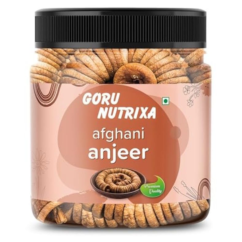 Goru Nutrixa 100% Natural Afghani Anjeer 1Kg | Anjeer, Figs Dry Fruits, Dry Fruits, Dry Figs, Dry Anjeer, Afghani Anjeer, Dried Fig, Rich Source Of Vitamins Dietary Fiber