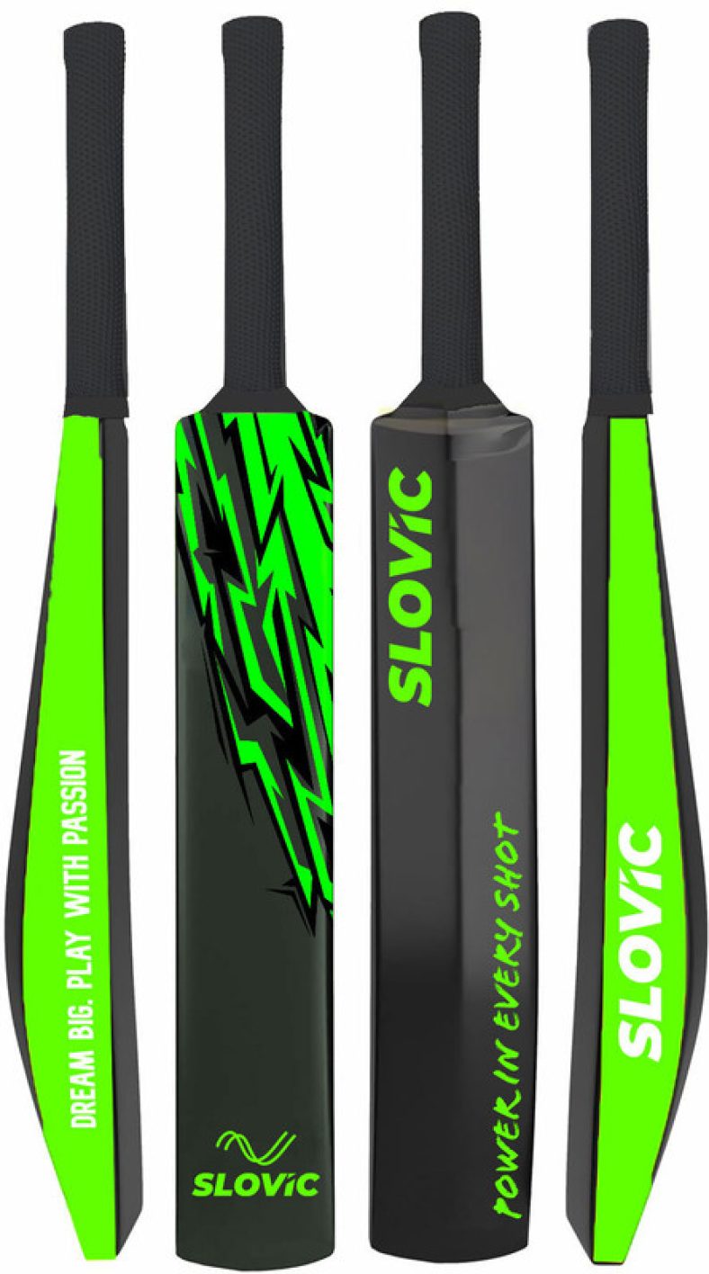 Slovic Lightweight High-Quality Plastic Tennis Cricket Bat| Indoor & Outdoor Pvc/Plastic Cricket  Bat For 15+ Yrs(850 G)