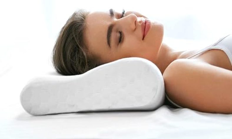 Status Contract Memory Foam Pillows|Standard Size Orthopedic Grade Pillow For Neck Pain Relief | Cooling Gel Pillow | Comfortable Deep Sleep Pillow | Best Pillows For Sleeping|Neck Pain Pillow (White)