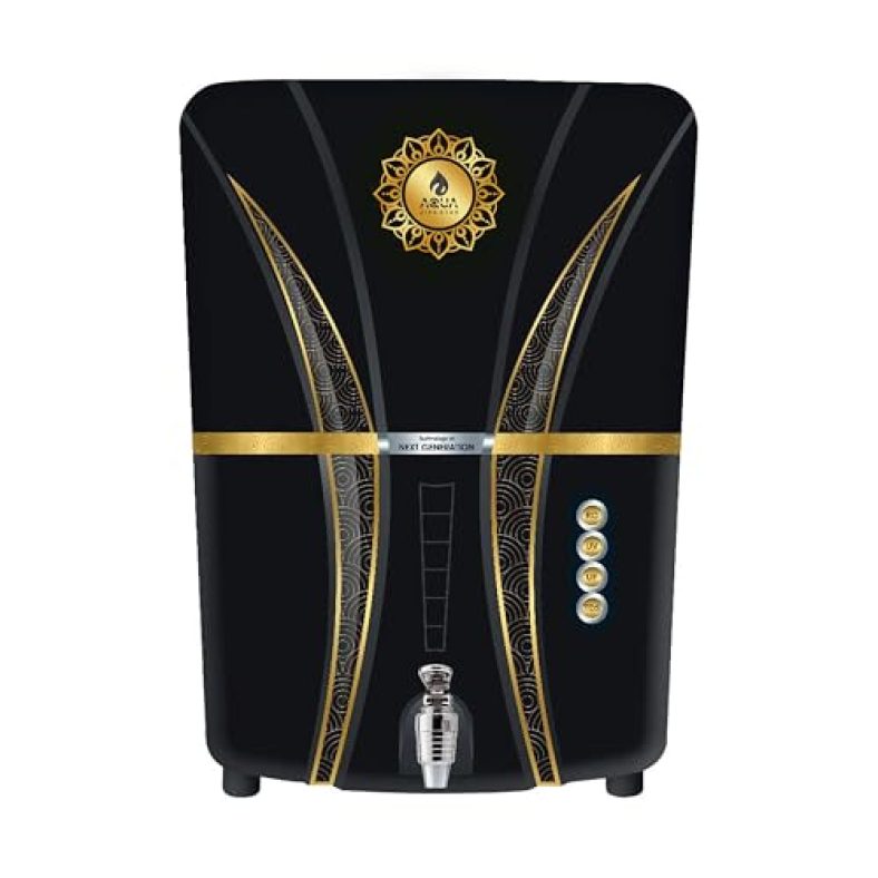 Aqua Jiva Star 4 In 1 Copper Ro Water Purifier With 12 Stage Purification Filtration,Ro + Uv + Uf + Tds Adjsuter + Copper Alkaline 2 Liter Large Storage Tank, Suitable For All Type Of Water Supply