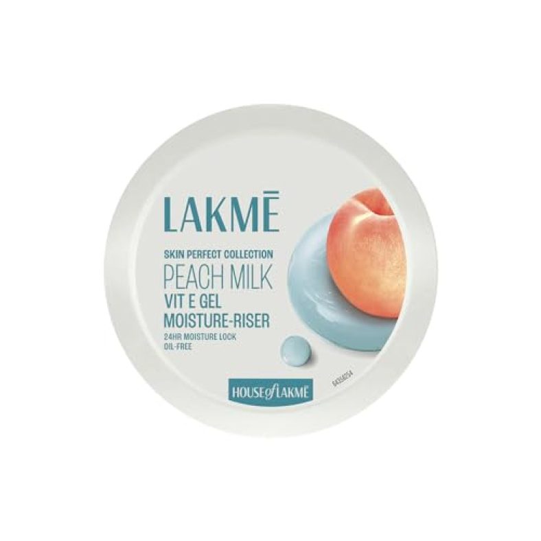Lakmé Peach Milk Vit E Gel Moisturizer, Lightweight Gel To Hydrate Skin | With Vitamin E -200Gm