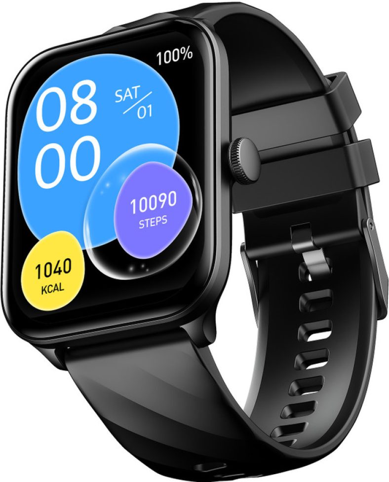 Cellecor M5 Plus 2.01″ Ips Hd Display | 700 Nits | Bt-Calling | Aod | Ip67 | Bt V5.4| Smartwatch(Black Strap, Free Size)