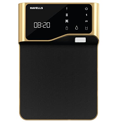 Havells Active Touch 25W Golden & Black Uv & Uf Water Purifier, Ghwuotl060