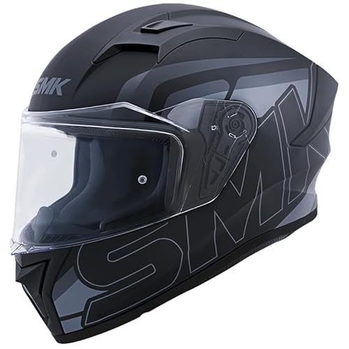 Smk Stellar Sports Stage Full Face Helmet With Pinlock Fited (Ma262)-S