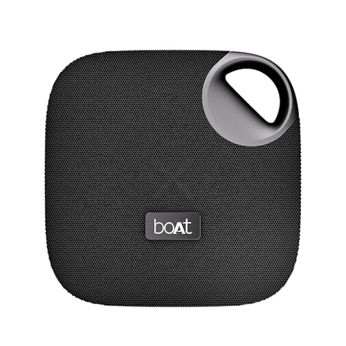 Boat Stone 193 Pro /190 Pro With 5W Signature Sound, Up To 12Hrs Of Playtime, Tws Feature, Built-In Mic, Bluetooth V5.3, Aux Port, Tf Card Connectivity, Ipx6 & Type-C Bluetooth Speaker(Raging Black)