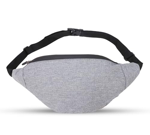 Avolusion Explore Stylish And Functional Waist Bags Waterproof, Leather Trainer Waist Bag With Adjustble Waist Belt Travel Waist Pouch