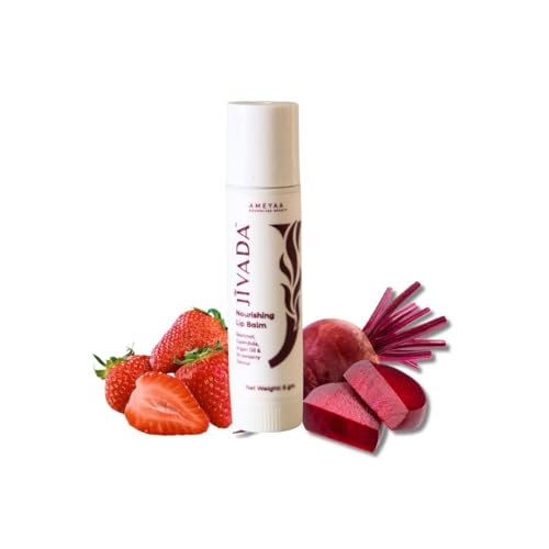 Jivada Tinted Lip Balm With Spf For Dry, Dark & Chapped Lips | 12-Hour Hydration | Beetroot, Shea Butter & Vitamin E | Brightening, Glossy, Non-Sticky | Men & Women | Soft Glossy Finish | Paraben, Sulphate-Free | 5G