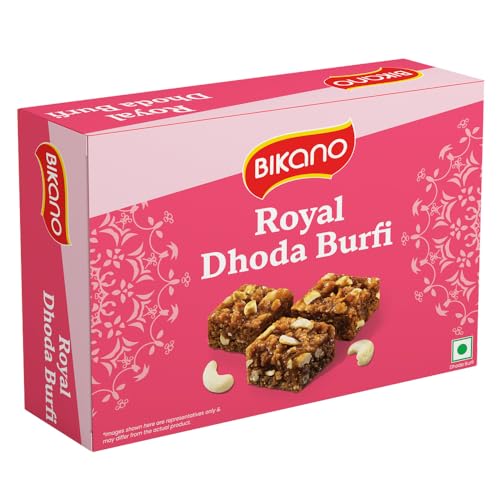 Bikano Royal Kaju Dhoda 200G | Premium Indian Sweet With Cashews | Traditional Mithai For Gifting, Festivals & Celebrations