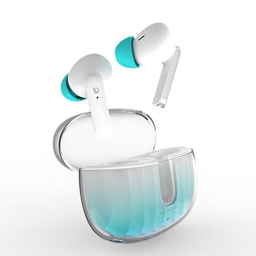 Boston Levin Airmax True Wireless In Ear Earbuds With Playtime 30 Hours, Enc Mic, Low Latency Gaming, Type-C Fast Charging, 13 Mm Rich Bass Drivers, Ipx5, Bluetooth 5.3 Ear Buds Tws (Blue)