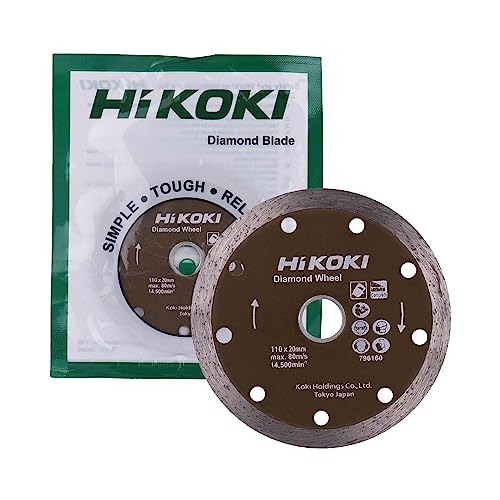 Hikoki 796160Z-4″ (110Mm) Diamond Blade With Rim Segment, Pack Of 1 Pc, 110 X 1.7 X 8