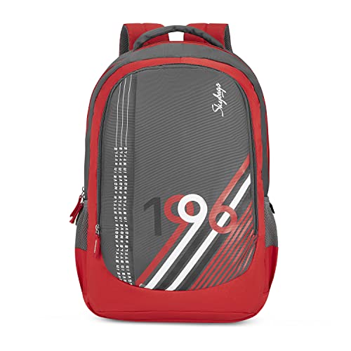 Skybags Unisex Beatle Nxt 02 22L Laptop Backpack (E) Red With Rain Cover