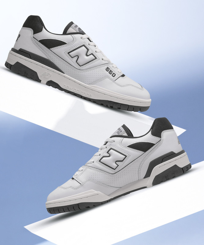 New Balance 550 Sneakers For Men(White , 9)