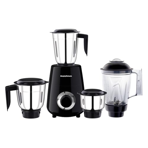 Morphy Richards Icon Superb Blk 750W 4 Jar Mixer Grinder, Black