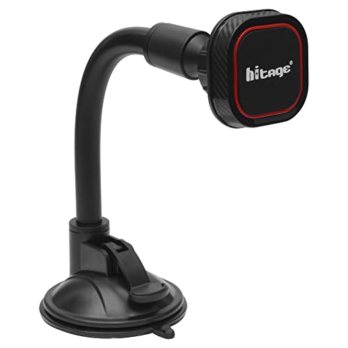 Car Mount Ch-568 Adjustable Car Phone Holder Mobile Mount With Automatic Lock Release Cradle For Smartphones – Plastic, Black (Universal Fit For 4-6 Inch Devices)