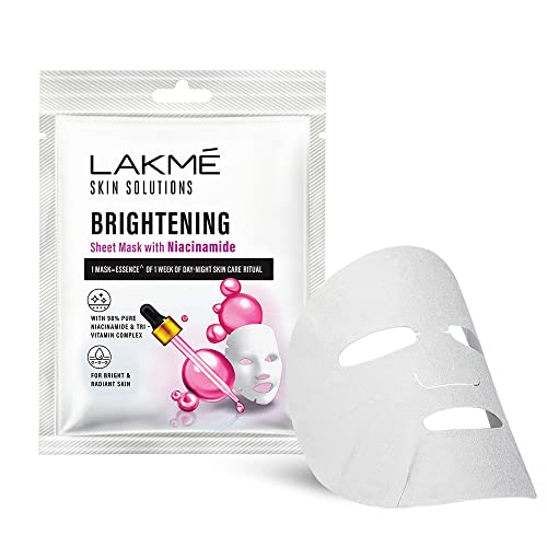 Lakme Skin Solutions Sheet Mask Brightening With Niacinamide 25Ml
