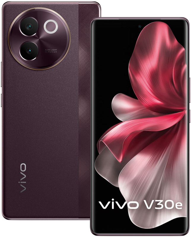 Vivo V30E (Velvet Red, 128 Gb)(8 Gb Ram)