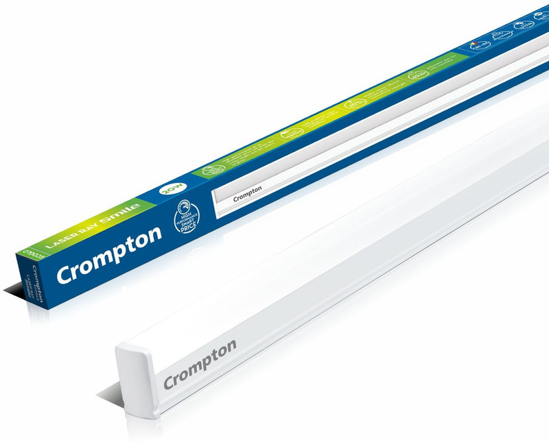 Crompton Laser Ray Smile 20W 20 W 121 Cm Tube Light(White)