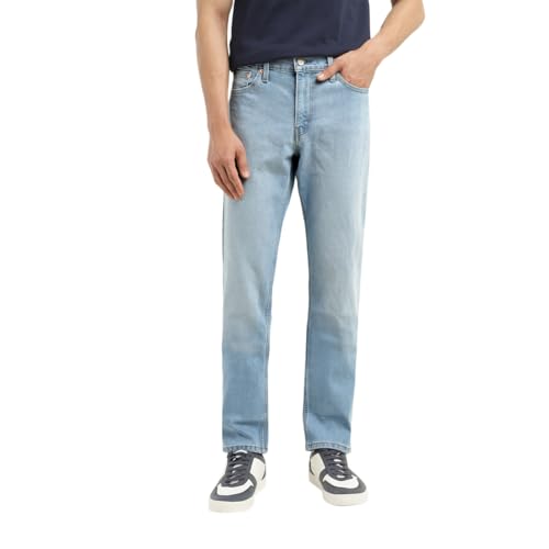 Levi’S Men Mid Rise 511 Slim Fit Mid-Rise Jeans Blue,42
