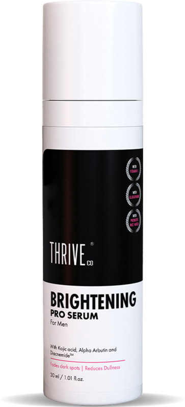 Thriveco Brightening Pro Serum For Men With Kojic Acid, Vitamin C & Diacnemide™(30 Ml)