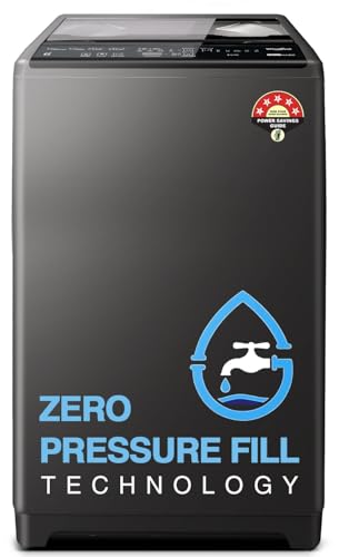 Whirlpool 6 Kg Magic Clean 5 Star And Digital Display Fully Automatic Top Load Washing Machine Grey (Magic Clean 6.0 Genx Grey 5Yrmw