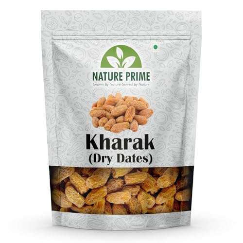 Nature Prime Premium Kharak 1 Kg | Dry Dates | Dry Fruits (Pila Chuara) Natural & Healthy Energy Snack