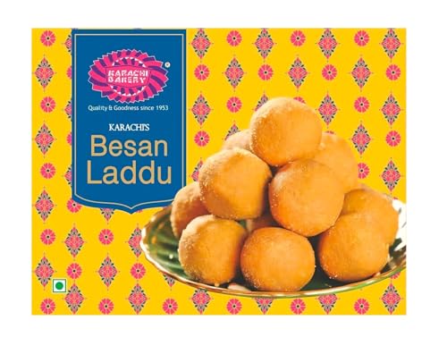 Karachi Bakery Besan Ladoo 400Gm | Indian Mithai | Delicious Sweet