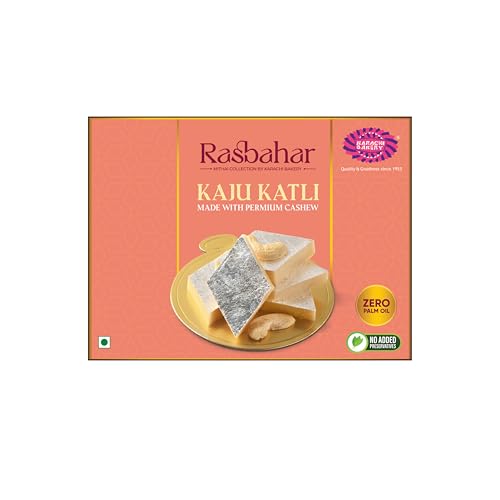 Karachi Bakery Kaju Katli 200Gm | Kaju Barfi | Indian Sweet | Made With Cashew | Mithai | Diwali | Festive