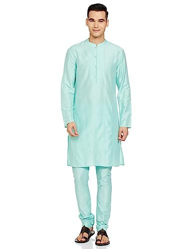 Amazon Brand – Symbol Men’S Kurta Sets (Sy-A22-Mna-Etk-04A_Aqua_S)