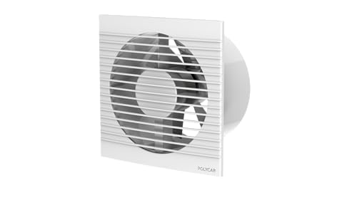 Polycab Freshner Axial 150Mm Air Exhaust Fan/Ventilation Fan For Kitchen, Bathroom| High Speed,Noiseless| Sleek Design Easy To Clean, Powerful Motor, 100% Copper Winding|2 Year Warranty【White】
