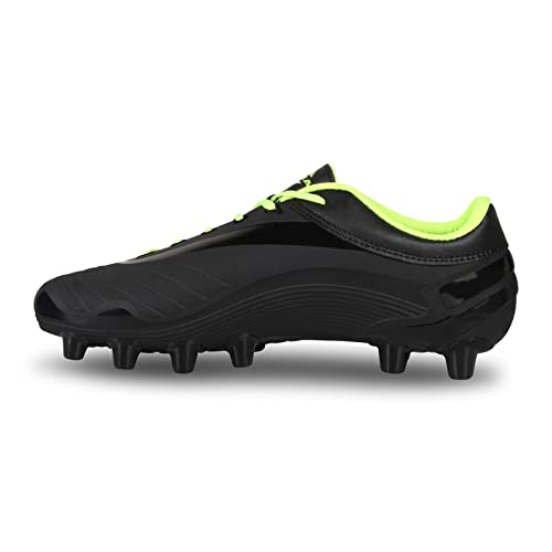 Nivia 1229Bk Men’S Airstrike Football Stud (Size: 7 Uk, Black And Green)