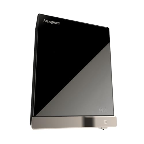 Aquaguard Slim Glass 9-Stage Ro+Uv Water Purifier | Toughened Glass Exterior (1St Time Ever) | Input & Output Tds Indicator | Slimmest Ro Purifier | Active Copper Tech | Suitable For All Water Sources
