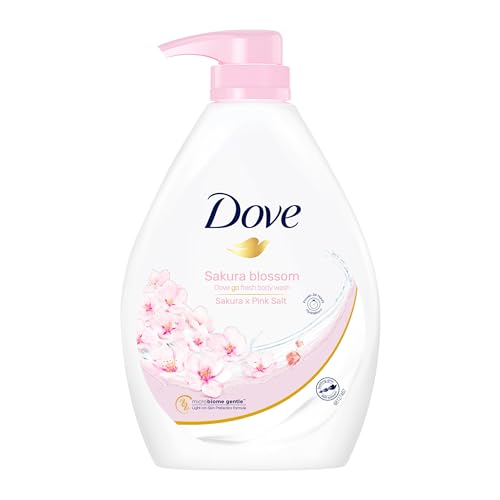 Dove Refreshing Sakura Blossom Body Wash With Himalaya Pink Salt For Replenished Skin, 1L