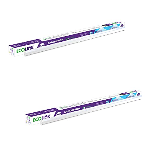 Ecolink 10-Watt Polycarbonate Batten (Cool White,Pack Of 2)
