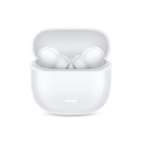 Redmi Buds 5C Bluetooth Tws In Ear Earbuds,Up To 40Db Hybrid Noise Cancellation,Quad Mic,Custom Eq,10Mins Charge For 2Hours Life,Up To 36Hrs Playback,Gaming Tws|Bass White