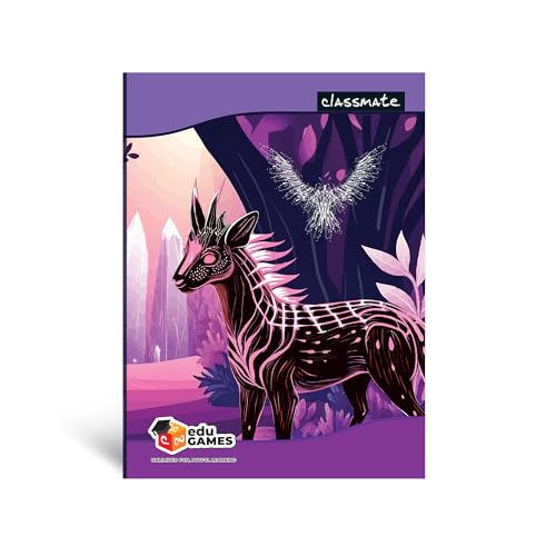 Classmate Long Book| 384 Pages | Single Line | 29.7Cm X 21.0Cm | Pack Of 4 | Long Size Ruled Notebook For School Students